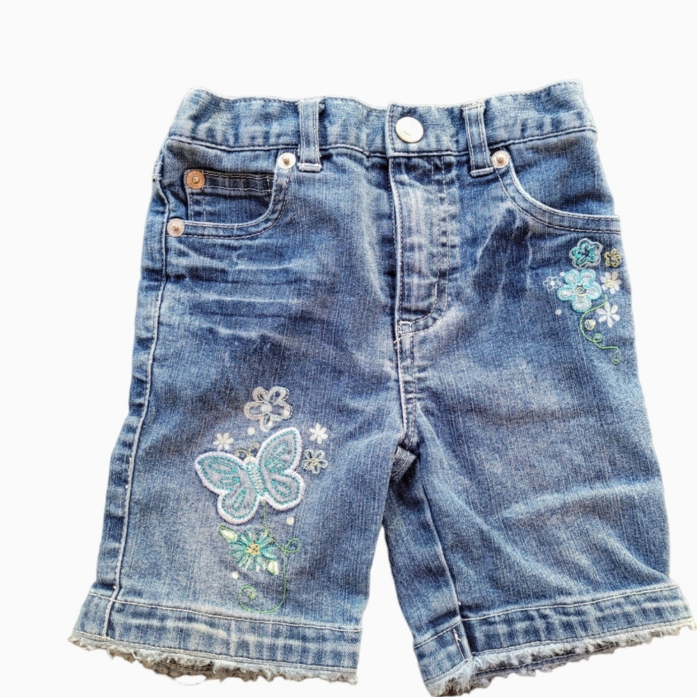 Vintage Arizona embroidered butterfly jeans